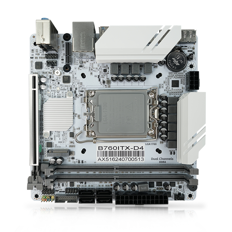 B760ITX-PLUS-D4 V1.1W Intel Core 12/13th B760 Desktop Motherboard  