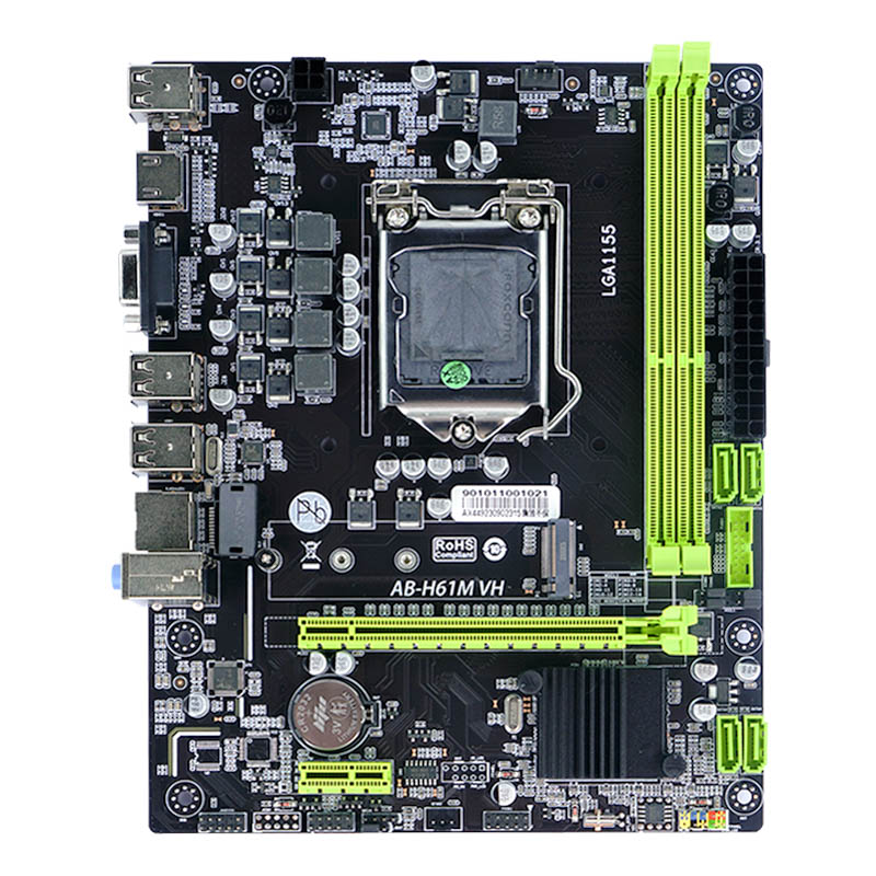 AB-H61M-VH-V3.0 Intel Celeron/Pentium/Core I3/I5/I7 LGA1155 Pin series processor