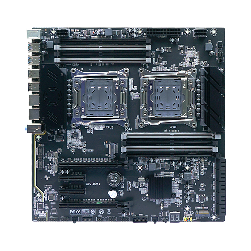 X99-DD41-V1.0  desktop motherboard Dual Intel Xeon E5 LGA2011-3 series processor