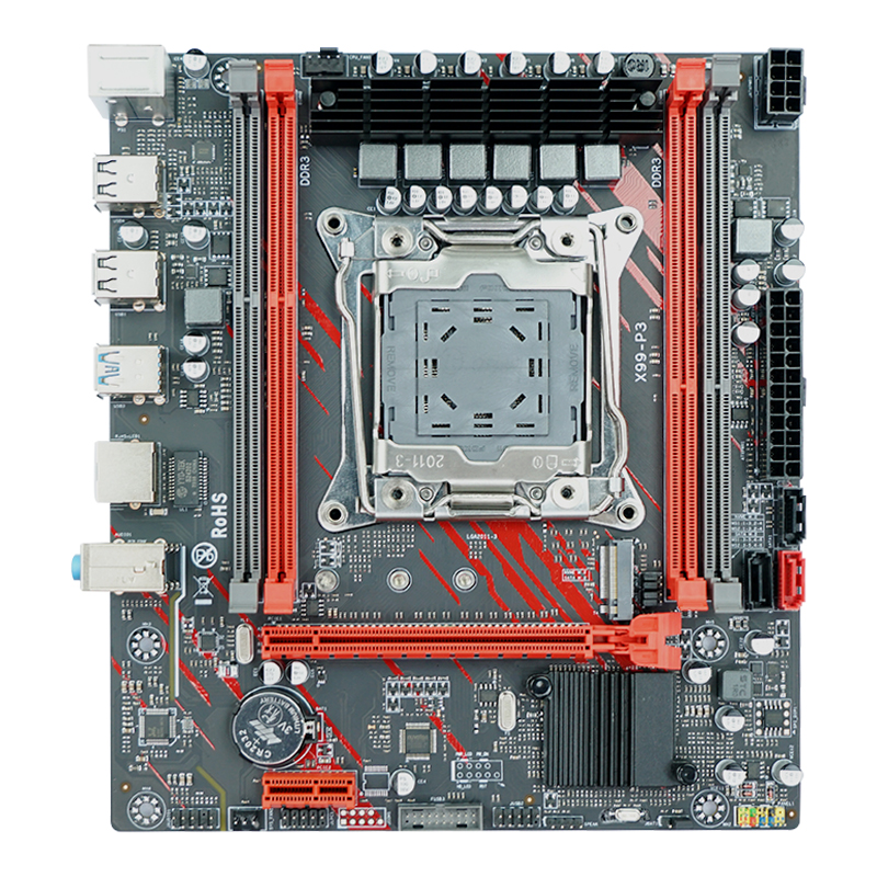 X99-P3-V5.0  desktop motherboard   Intel Xeon E5 LGA2011-3 Processor of needle and foot